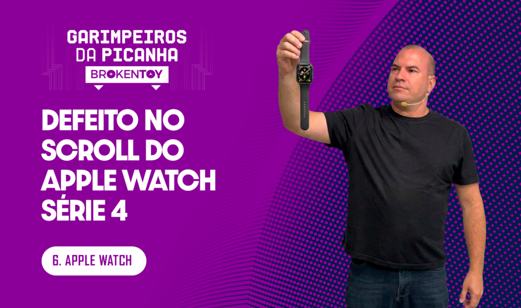 Defeito no Scroll do Apple Watch série 4