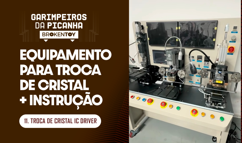 Equipamento para troca de cristal + instrução