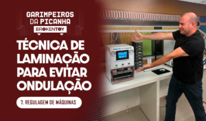 Técnica de laminação para evitar ondulação
