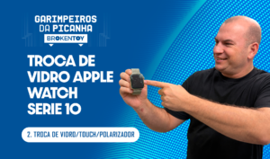 Troca de vidro Apple Watch Serie 10