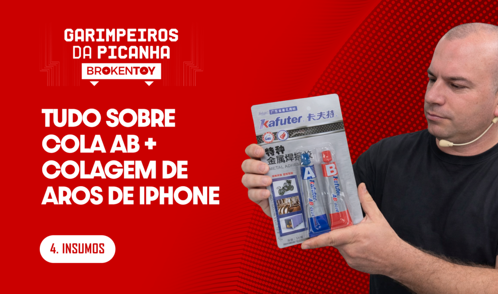 Tudo sobre cola AB + colagem de aros de iphone
